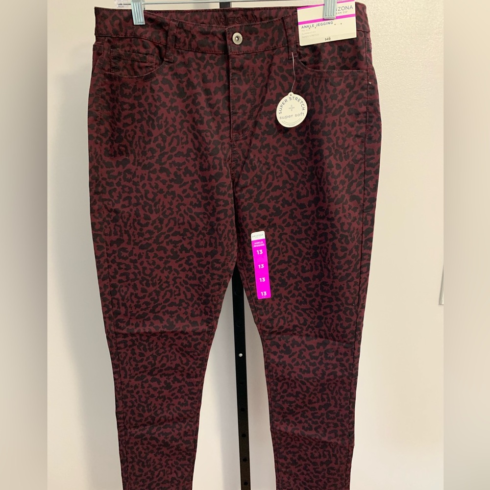 NWT Arizona Jean Company Animal Print Jeans